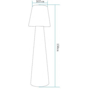 Lampa ogrodowa LED Step Into Design 150cm - Eleganckie oświetlenie