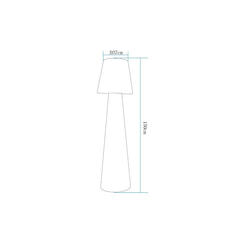 Lampa ogrodowa LED Step Into Design 150cm - Eleganckie oświetlenie