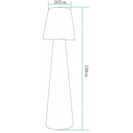 Lampa ogrodowa LED Step Into Design 150cm - Eleganckie oświetlenie