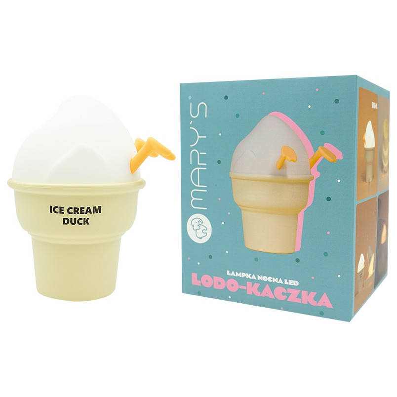 Lampka nocna Lodo-Kaczka Mary's - Delikatne Światło dla Dziecka