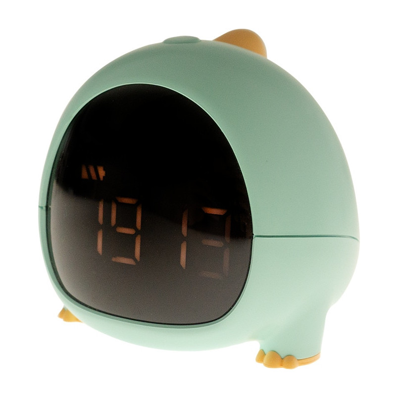 Lampka DINO Mary's - Zielona, z Budzikiem LED | Eco Light