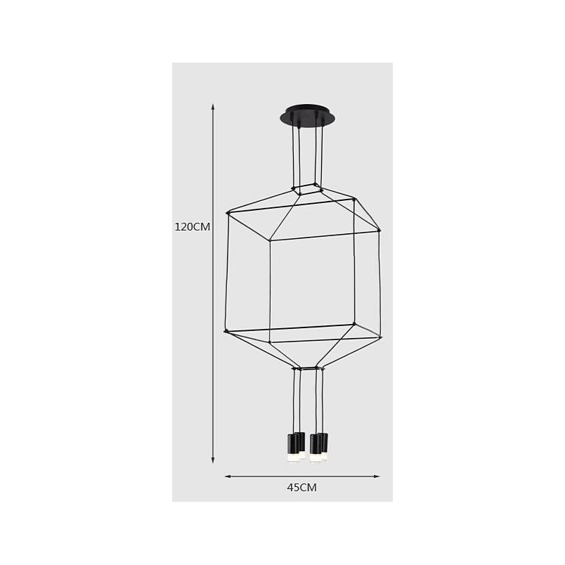 Lampa Wisząca Linea Czarna - Step Into Design | Nowoczesny Design