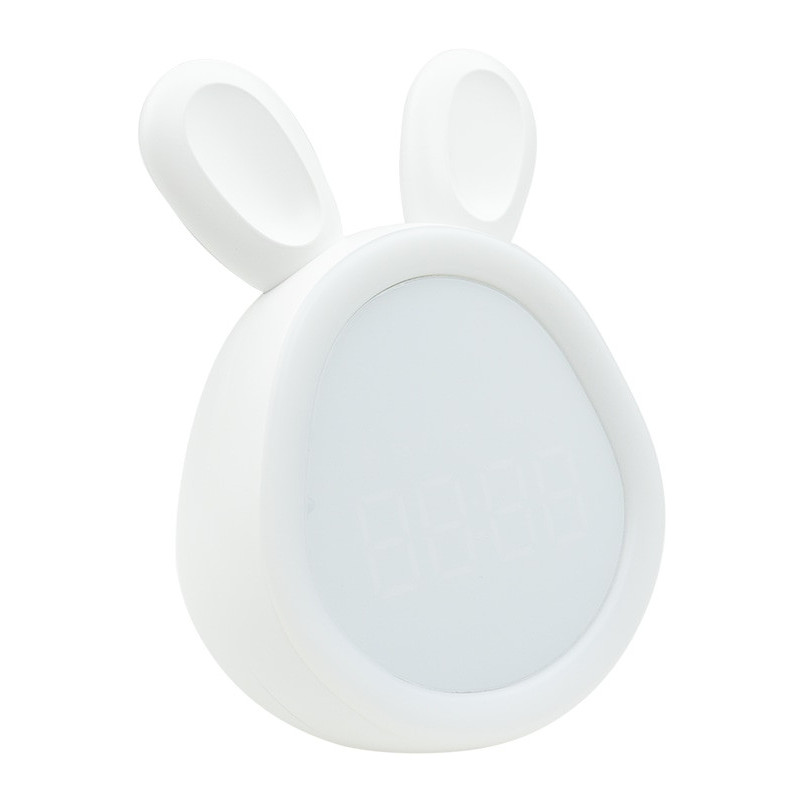 Lampka nocna Zajączek LED Mary's - Budzik dla dziecka