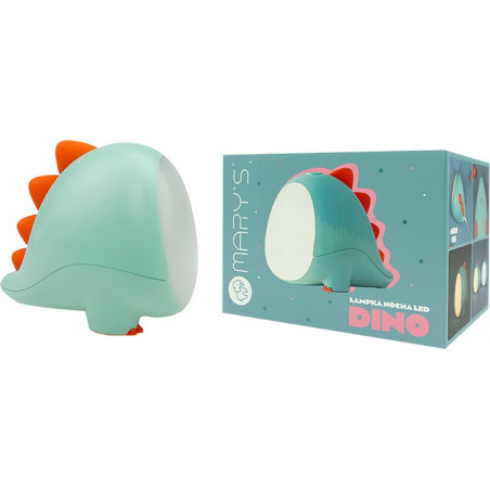 Lampka nocna Dino LED Mary's - Zielona, dla dzieci