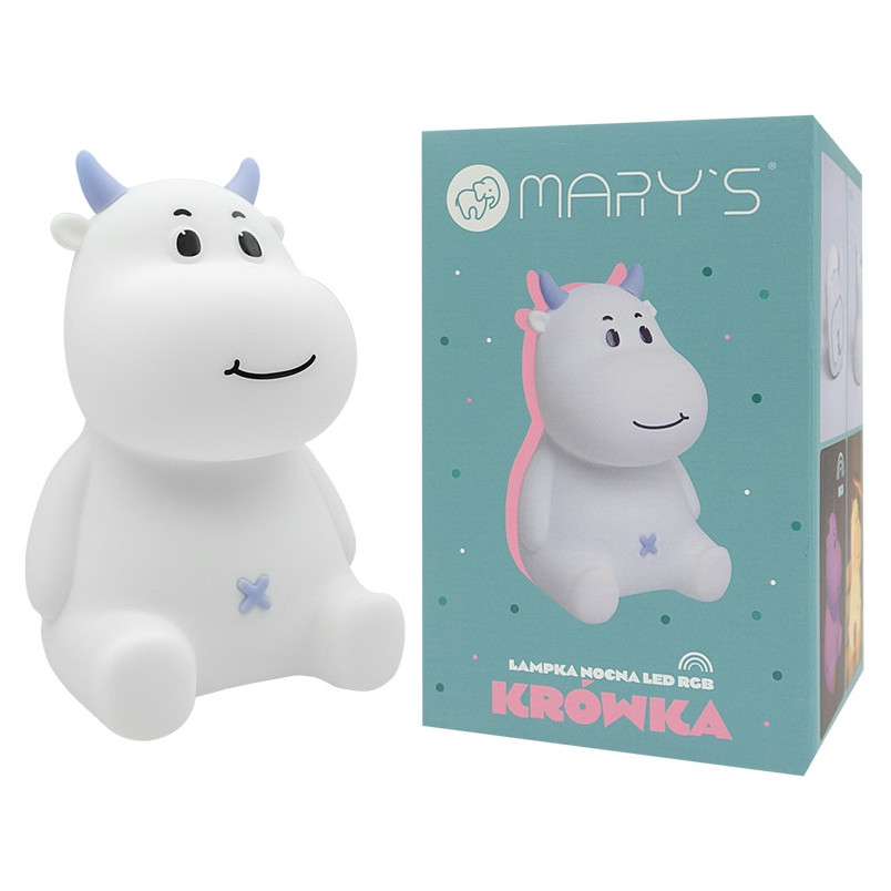 Lampka nocna Krówka Mary's - Delikatne światło dla dziecka