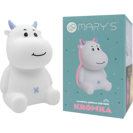 Lampka nocna Krówka Mary's - Delikatne światło dla dziecka