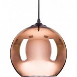 Lampa wisząca miedziana Mirror Glow - Step Into Design