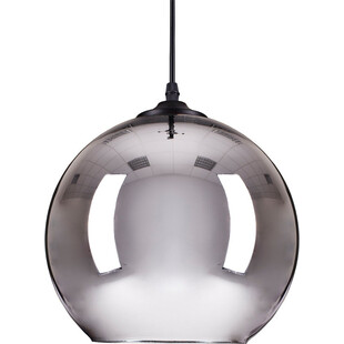 Lampa wisząca Mirror Glow - Srebrna kula szklana | Step