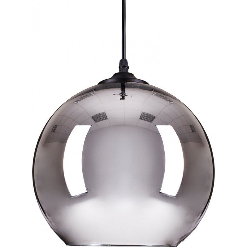 Lampa wisząca Mirror Glow - Srebrna kula szklana | Step
