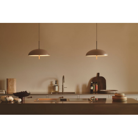 Lampa Wisząca Skandynawska Versale | Brązowa, Metal | Design For The People
