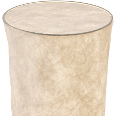Lampa podłogowa Japandi Talli | Brązowa, papierowy abażur | Design For The Peopl