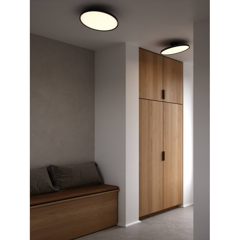 Plafon LED Kaito Pro - czarny, regulowany - Design For The People
