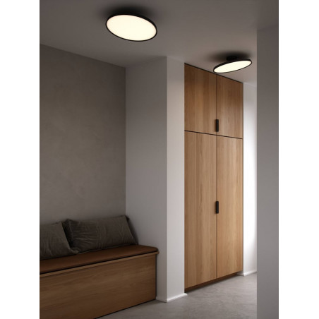 Plafon LED Kaito Pro - czarny, regulowany - Design For The People