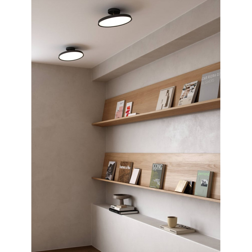 Plafon LED Kaito Pro - Czarny, Ściemnialny | Design For The People