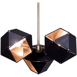 Lampa wisząca czarna New Geometry III | Step Into Design
