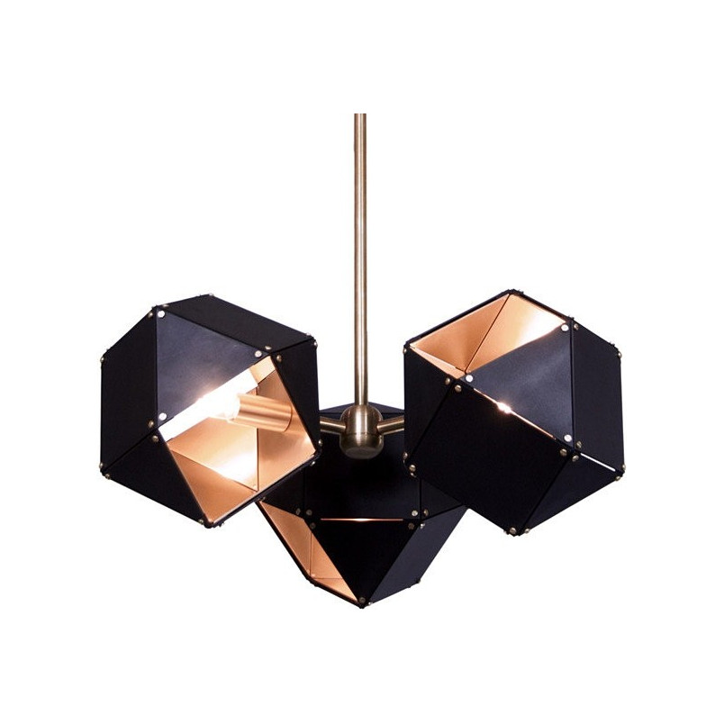 Lampa wisząca czarna New Geometry III | Step Into Design