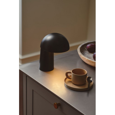 Lampa stołowa LED Faye | Czarna, ściemniana | Design For The People
