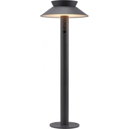 Słupek ogrodowy solarny Nordlux Justina | LED 3000K, antracyt