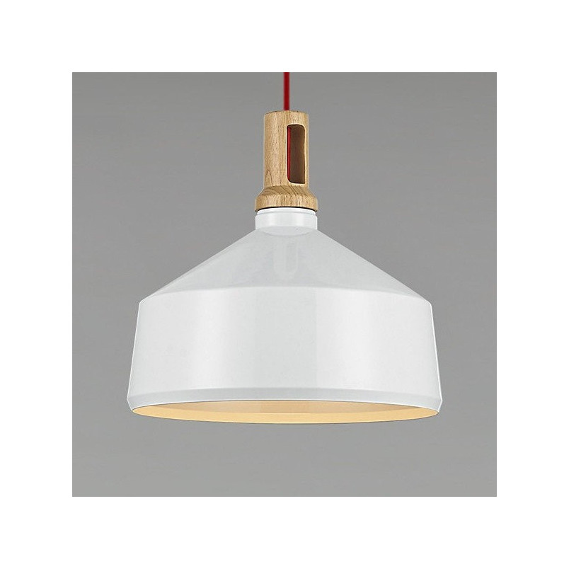 Lampa wisząca skandynawska biała Nordic Woody | Step