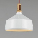 Lampa wisząca skandynawska biała Nordic Woody | Step