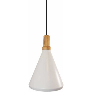 Lampa wisząca Nordic Woody | Biała, Skandynawska | Step