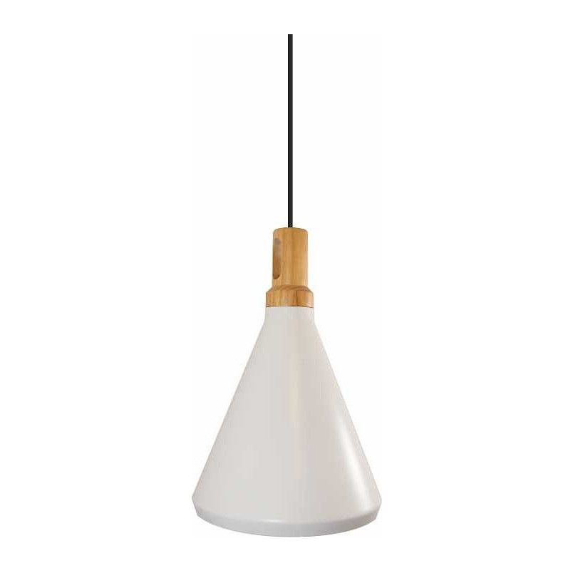 Lampa wisząca Nordic Woody | Biała, Skandynawska | Step