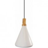 Lampa wisząca Nordic Woody | Biała, Skandynawska | Step