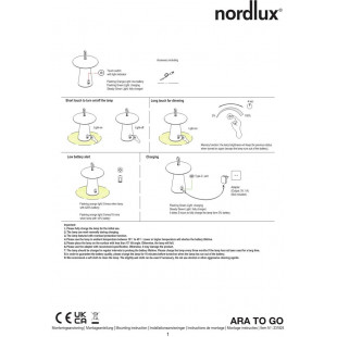 Lampa zewnętrzna Ara To-Go II LED - Nordlux | Ogród i Taras