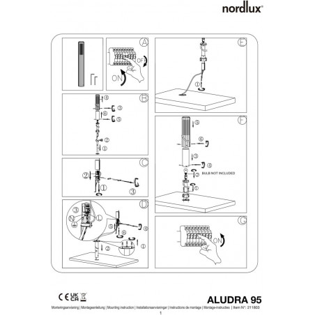 Słupek ogrodowy Nordlux Aludra Seaside - Brązowy metalik | Kup online