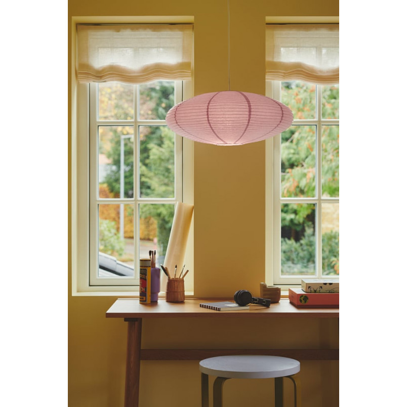 Lampa wisząca / klosz japandi Villo 60cm fioletowy papier