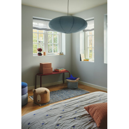 Lampa wisząca Japandi Villo Nordlux | Niebieski papier ryżowy