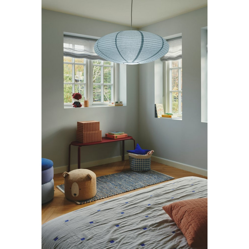 Lampa wisząca Japandi Villo Nordlux | Niebieski papier ryżowy