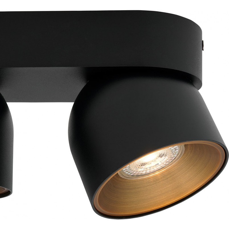 Reflektor sufitowy czarny Nordlux Pitcher II - Regulowany | Kup teraz