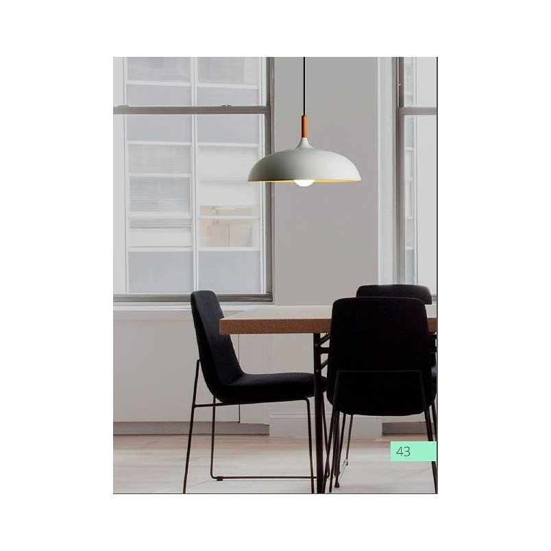 Lampa wisząca Saucer biała | Skandynawski Design | Step