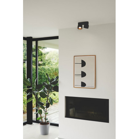 Reflektor sufitowy czarny Nordlux Pitcher II - Regulowany | Kup teraz
