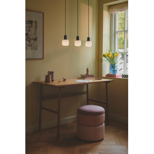Lampa wisząca Nordlux Milford Mini - szkło białe/czarne | Sklep z lampami