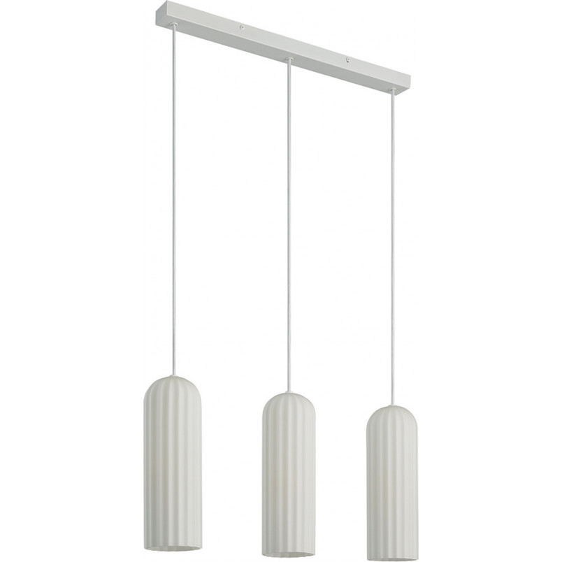 Lampa Wisząca Miella Nordlux | 3 Klosze Szklane, Biała