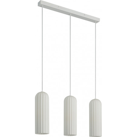 Lampa Wisząca Miella Nordlux | 3 Klosze Szklane, Biała