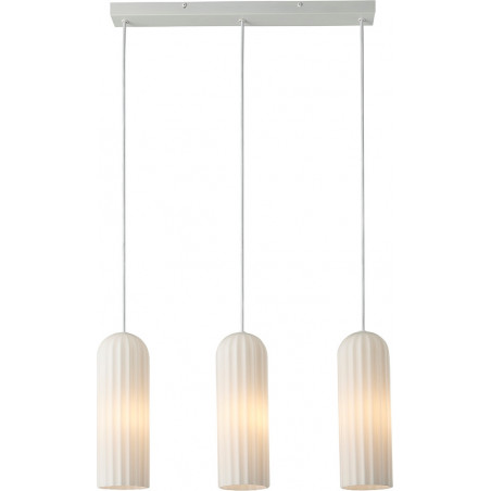 Lampa Wisząca Miella Nordlux | 3 Klosze Szklane, Biała