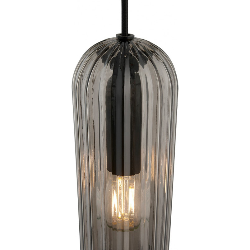 Lampa wisząca Nordlux Miella - Szkło dymione, E27 | Sklep z lampami