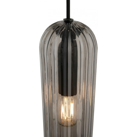 Lampa wisząca Nordlux Miella - Szkło dymione, E27 | Sklep z lampami
