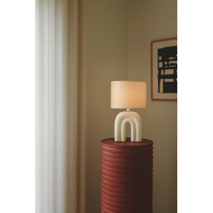Lampa stołowa Nordlux Haze | Beżowa, Japandi | Sklep