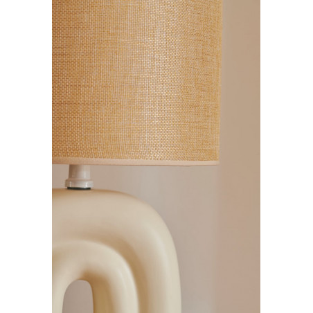 Lampa stołowa Nordlux Haze | Beżowa, Japandi | Sklep
