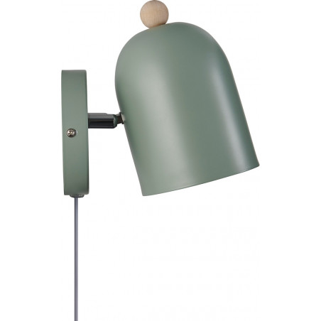 Kinkiet Nordlux Gaston zielony | Lampka nocna dla dziecka