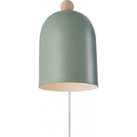 Kinkiet Nordlux Gaston zielony | Lampka nocna dla dziecka