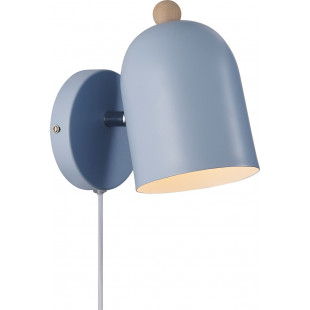 Kinkiet Nordlux Gaston niebieski | Lampka nocna dla dziecka