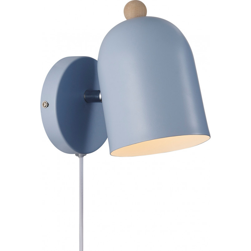 Kinkiet Nordlux Gaston niebieski | Lampka nocna dla dziecka