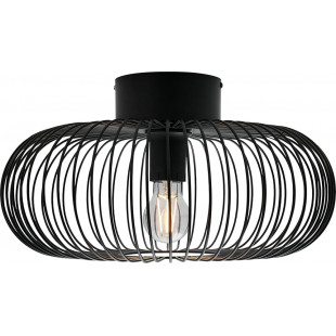 Plafon druciany Beroni 40cm czarny Nordlux