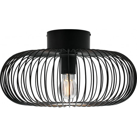 Plafon Beroni 40cm czarny - Nordlux | Loftowa elegancja