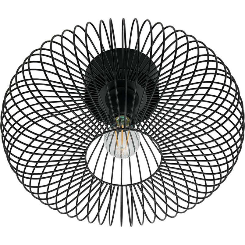 Plafon Beroni 40cm czarny - Nordlux | Loftowa elegancja